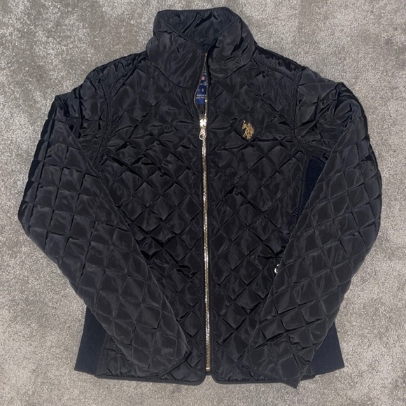 NWOT US POLO JACKET W/ GOLD ZIPPER - Picture 1 of 3